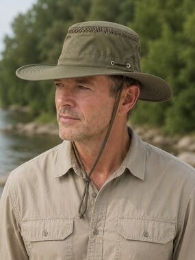 Tilley T4MO Organic Airflo Hiker Hat Gorpcore Olive 7 1/2